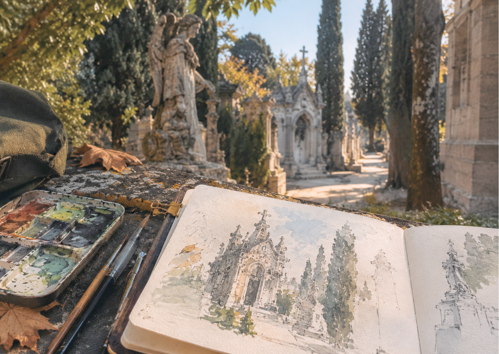 Galeria Halloween Urban Sketching Workshop 1
