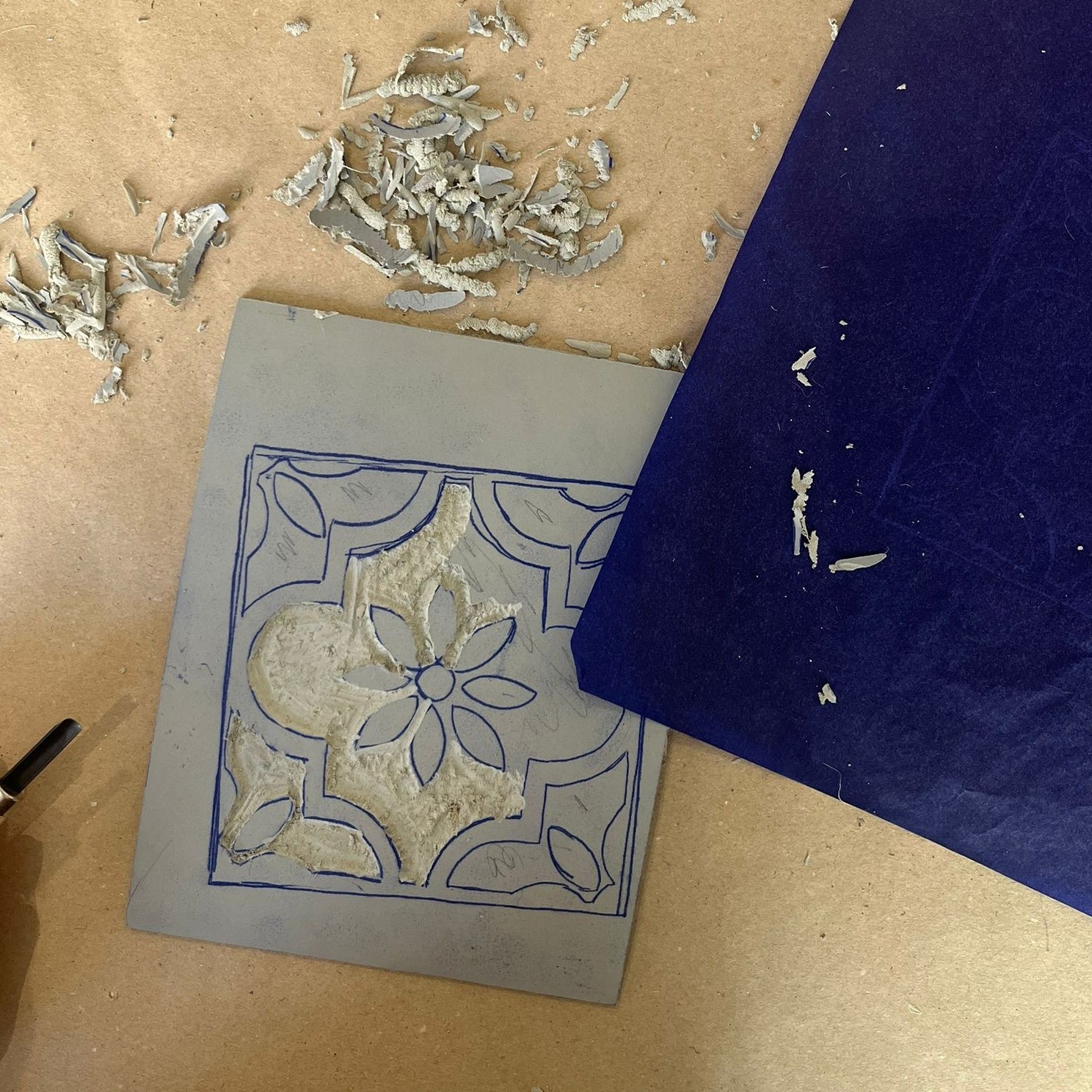Galeria Linocut Printing Workshop 2