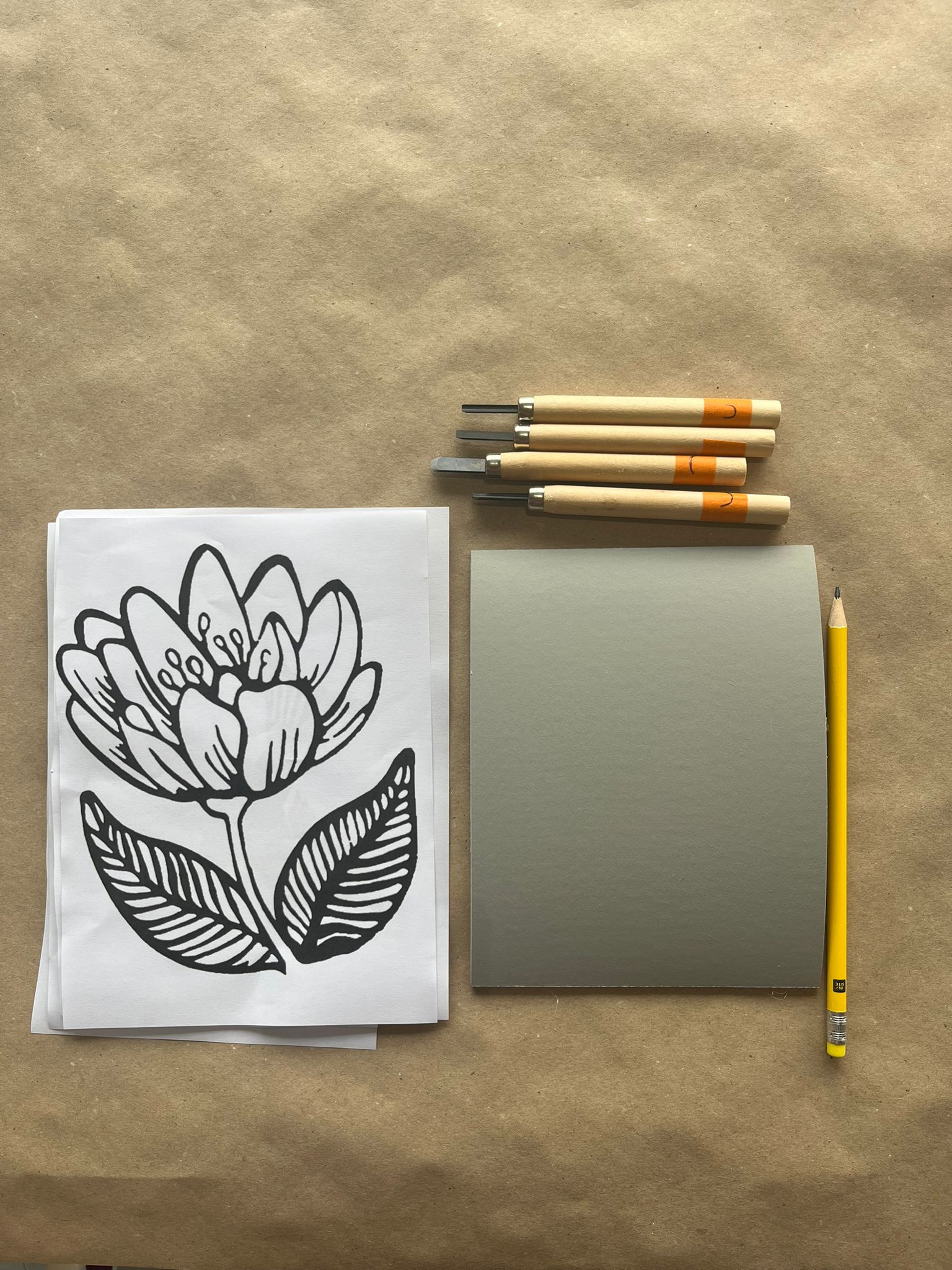 Galeria Linocut Printing Workshop 4