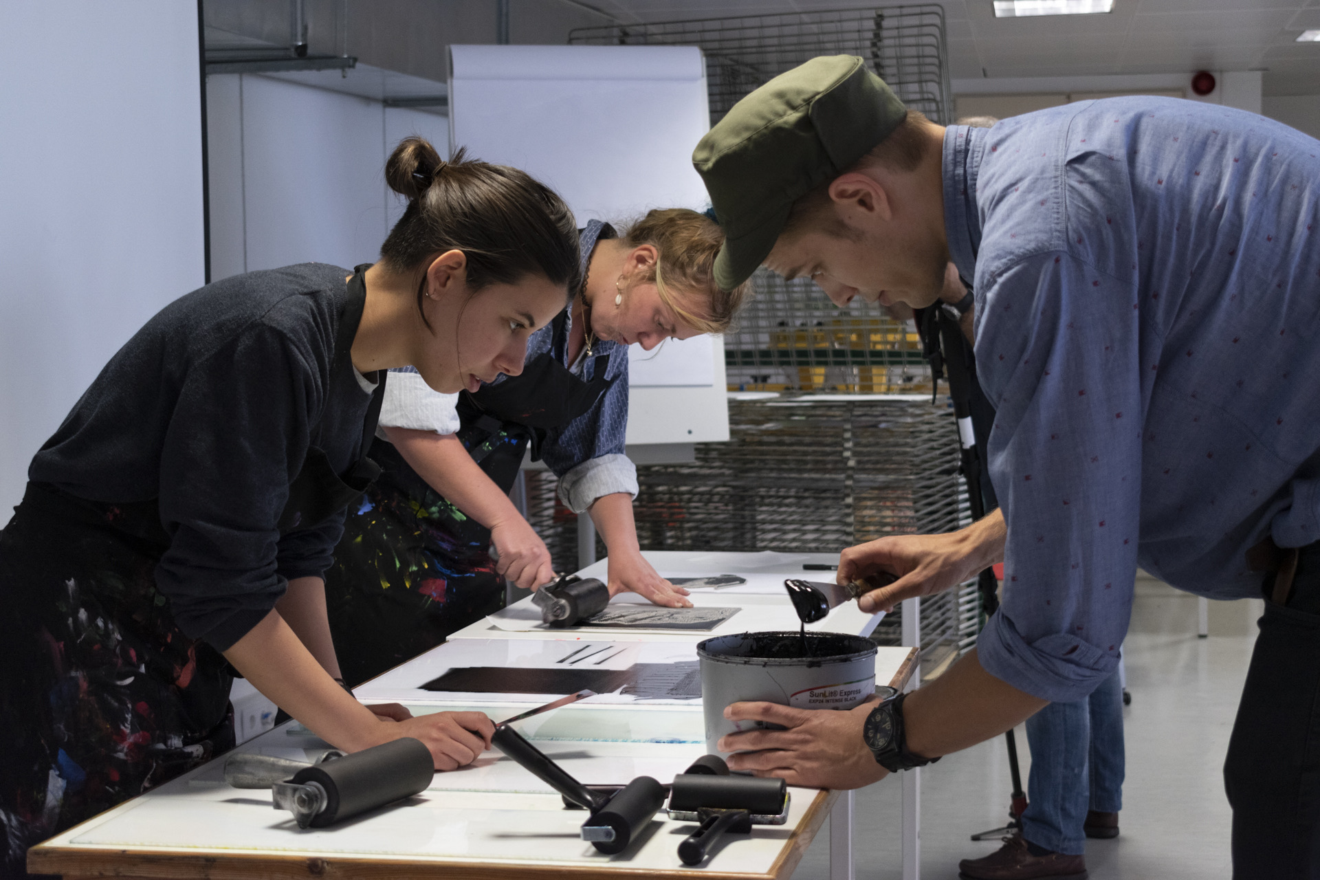 Galeria Linocut Workshop with Mr Greb 2
