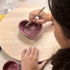 Workshop de cerâmica de uma sessão