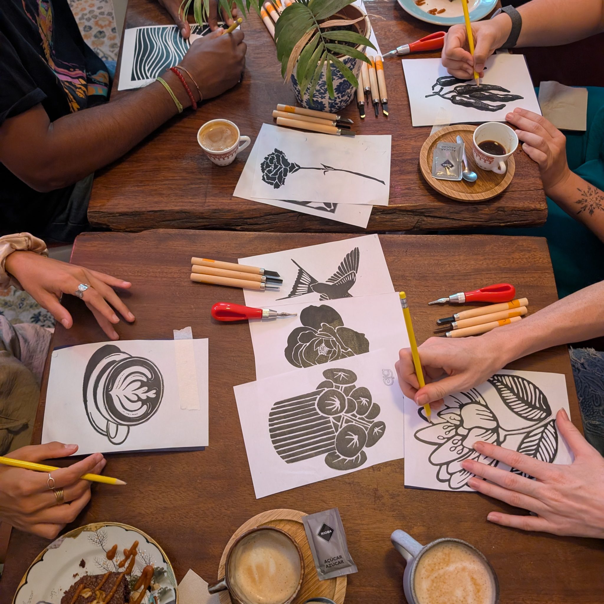 Galeria Linocut Printing Workshop 1