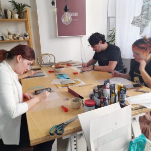 Linocut Printmaking Workshop in Porto | Carve and Print Your Own Design