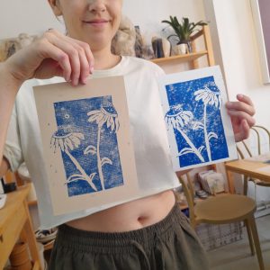 Linocut Printmaking Workshop in Porto | Carve and Print Your Own Design