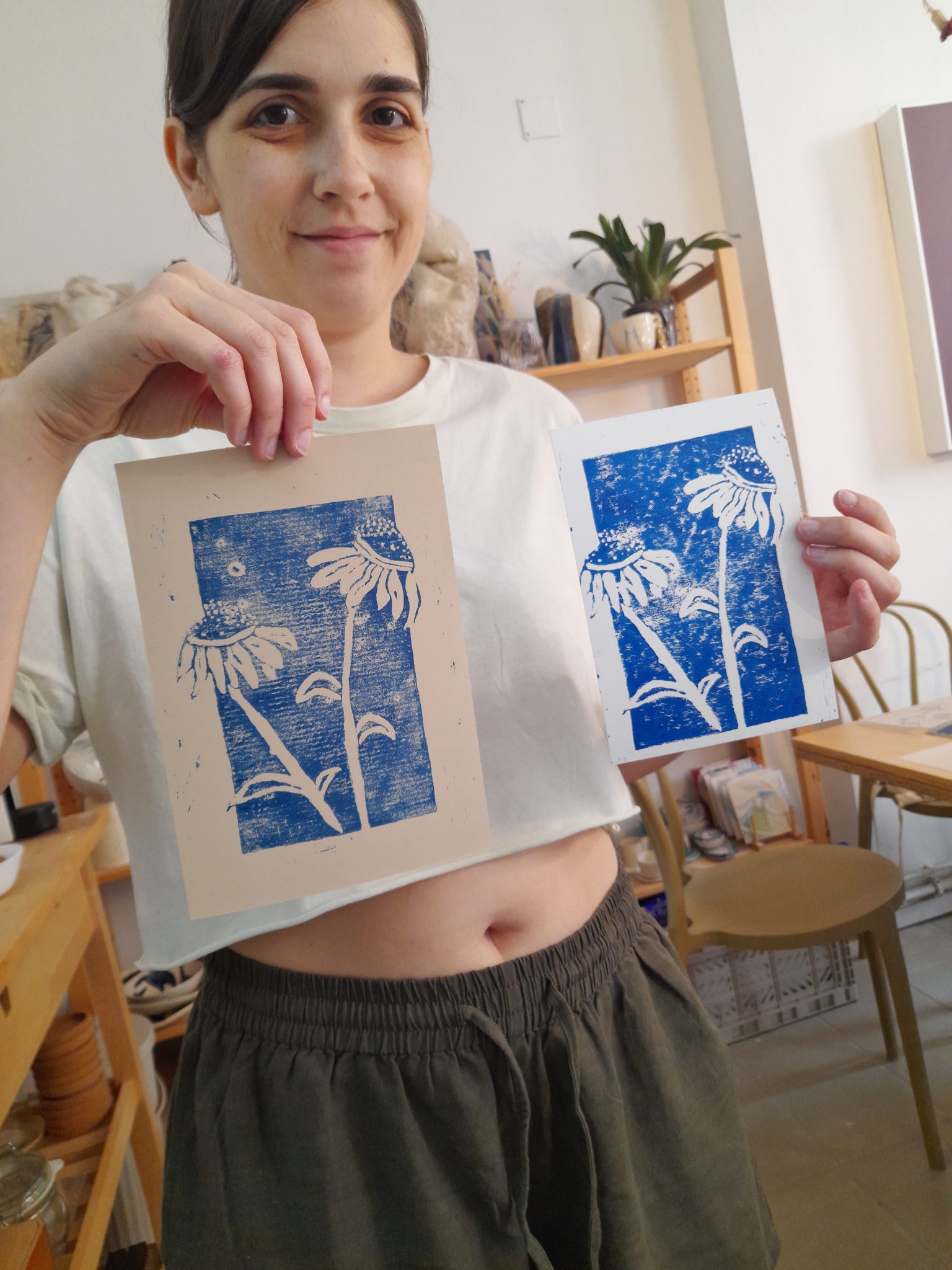 Linocut Printmaking Workshop gallery 1