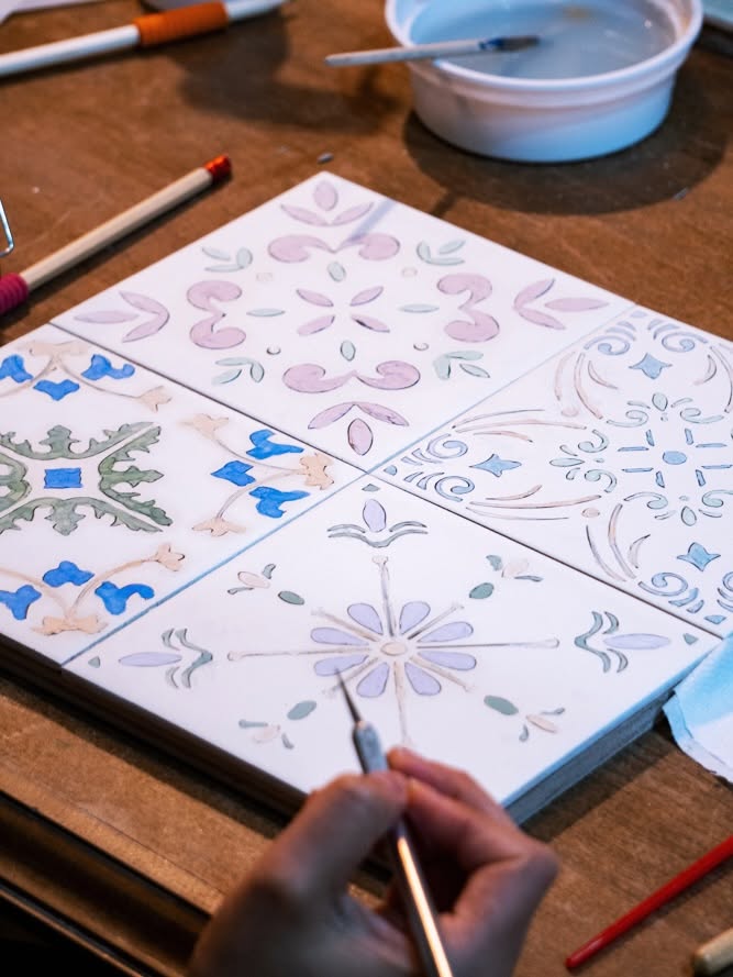 Tile Painting Workshop gallery 5