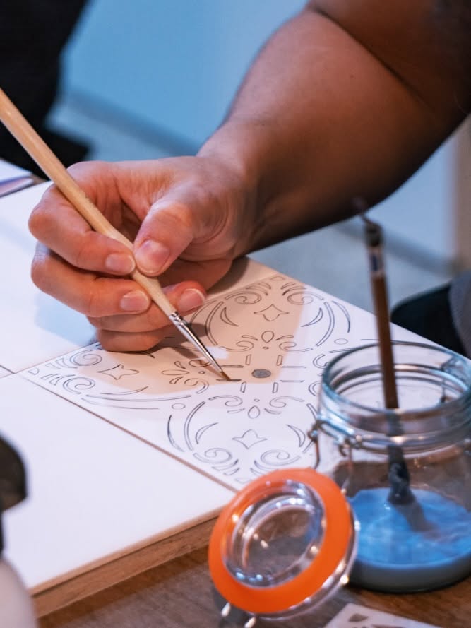 Tile Painting Workshop gallery 2