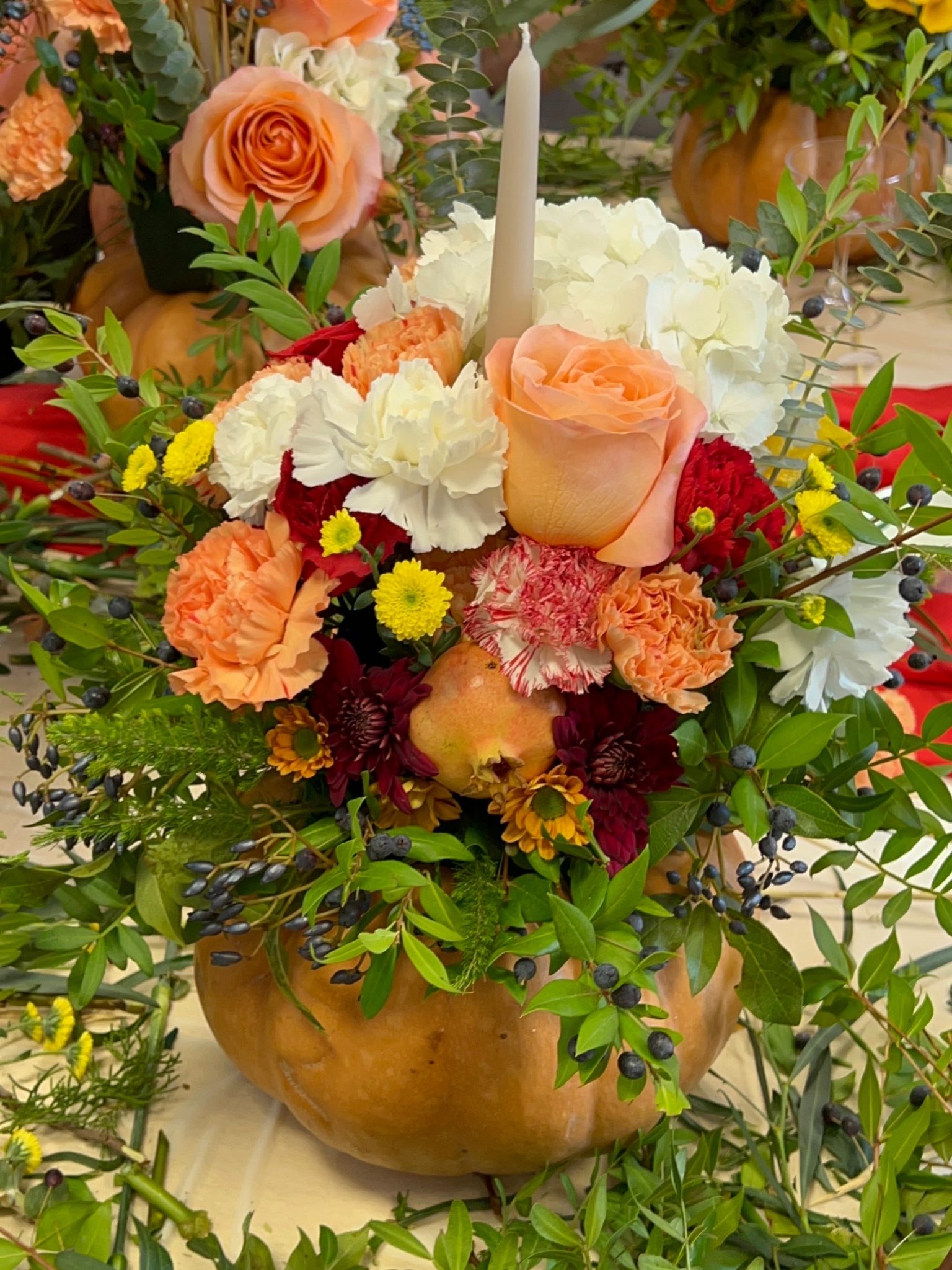 Galeria Pumpkin and Flowers Workshop 3