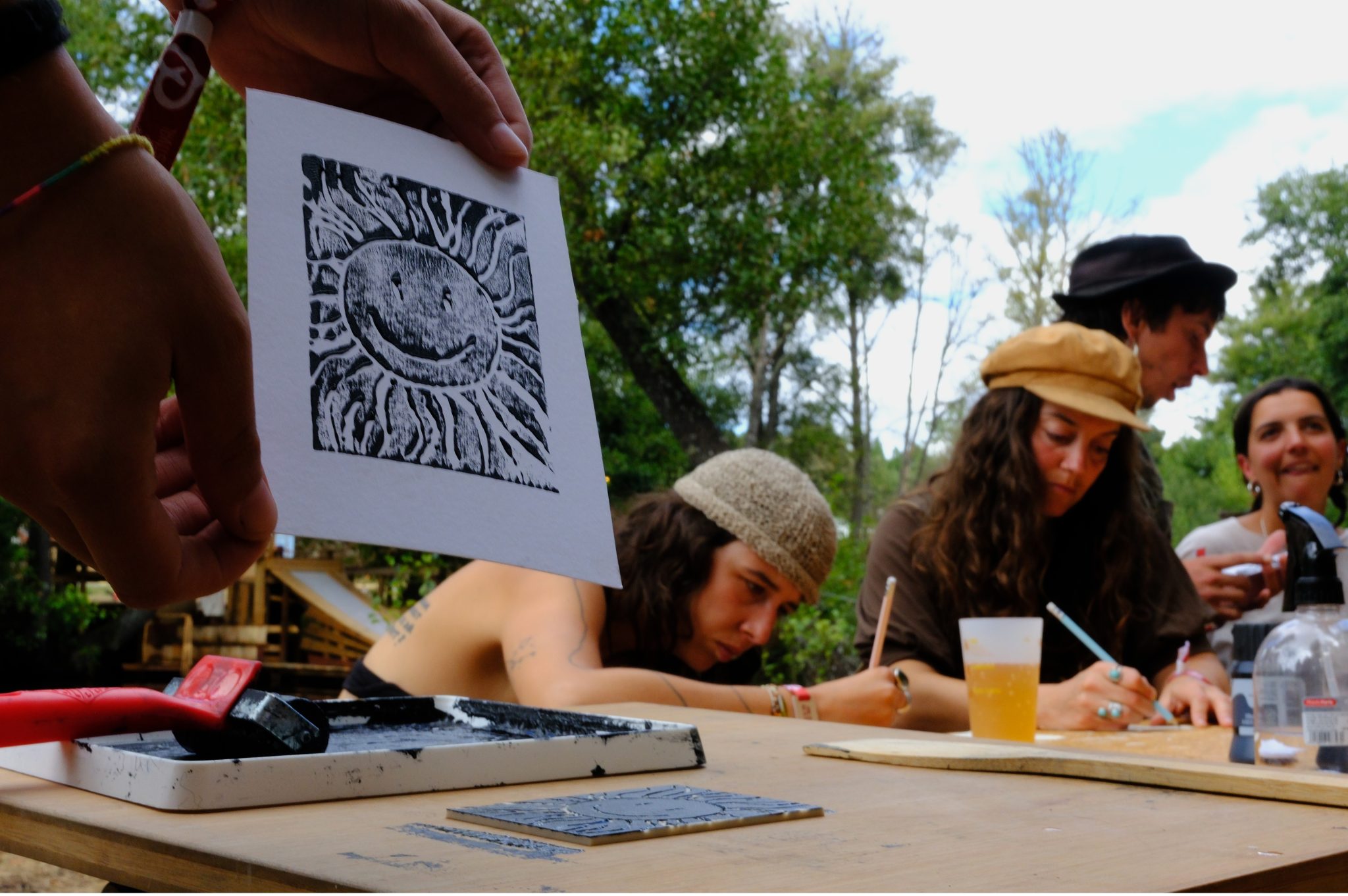 Galeria Linocut and Hand Printing Workshop 1