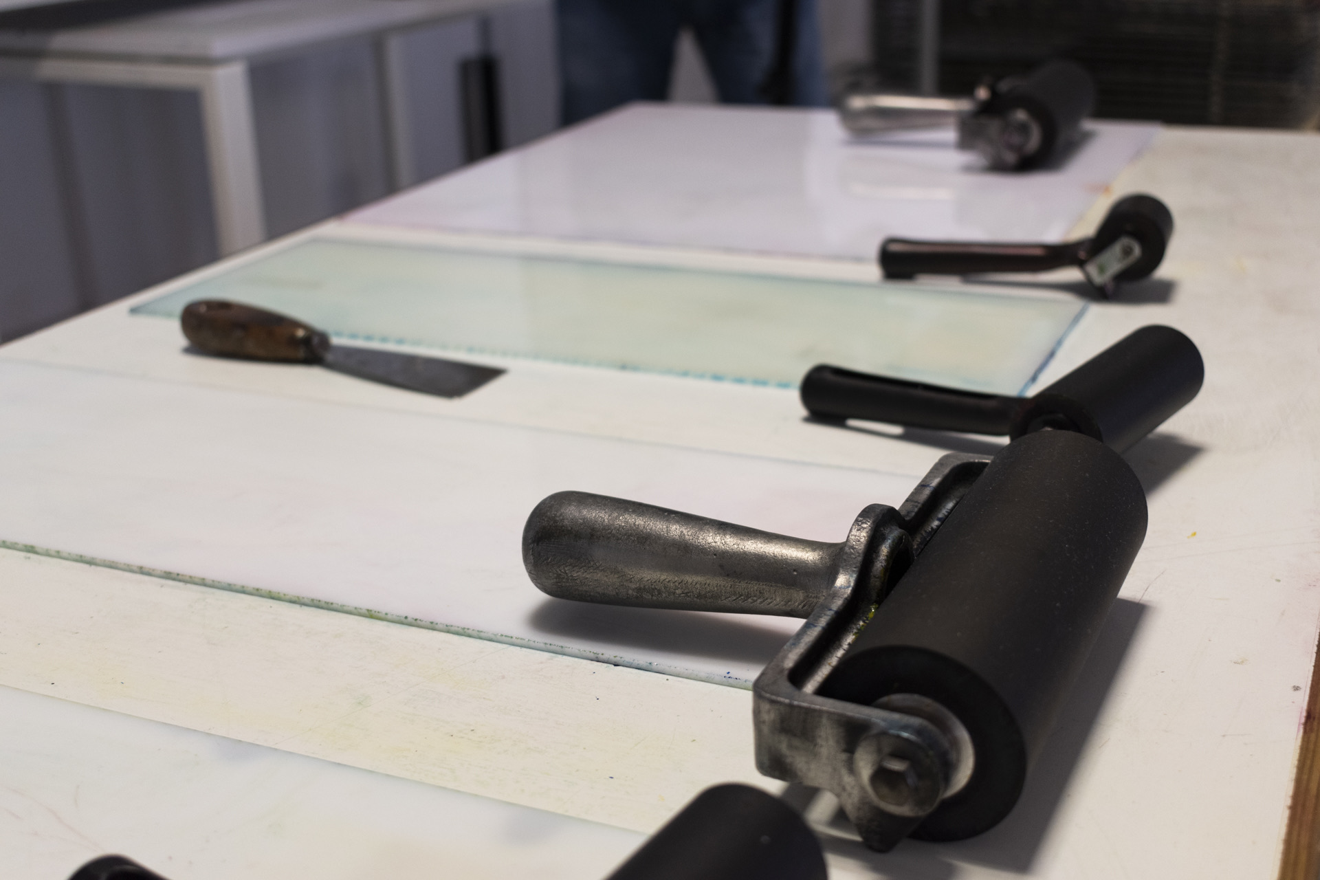 Galeria Linocut Workshop with Mr Greb 3