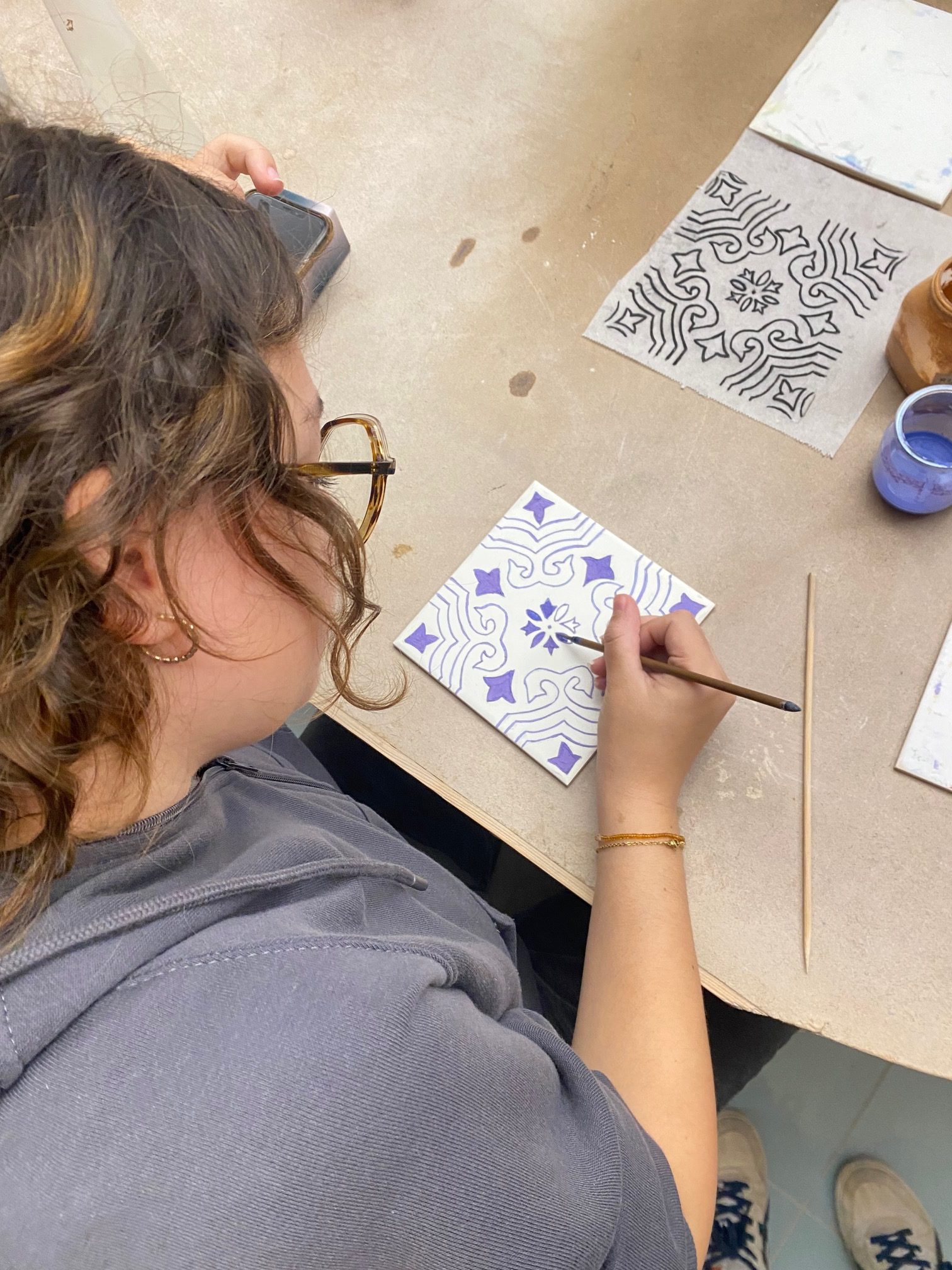 Galeria Portuguese Tile Painting Workshop 1