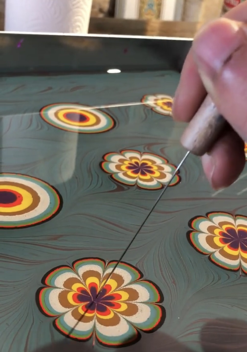 Cork Marbling Workshop gallery 1