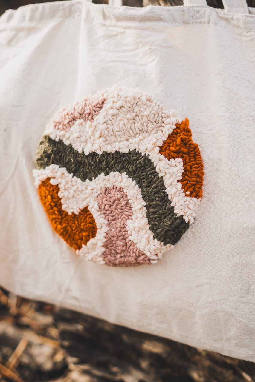 Galeria Punch Needle Tote Bag Workshop 1