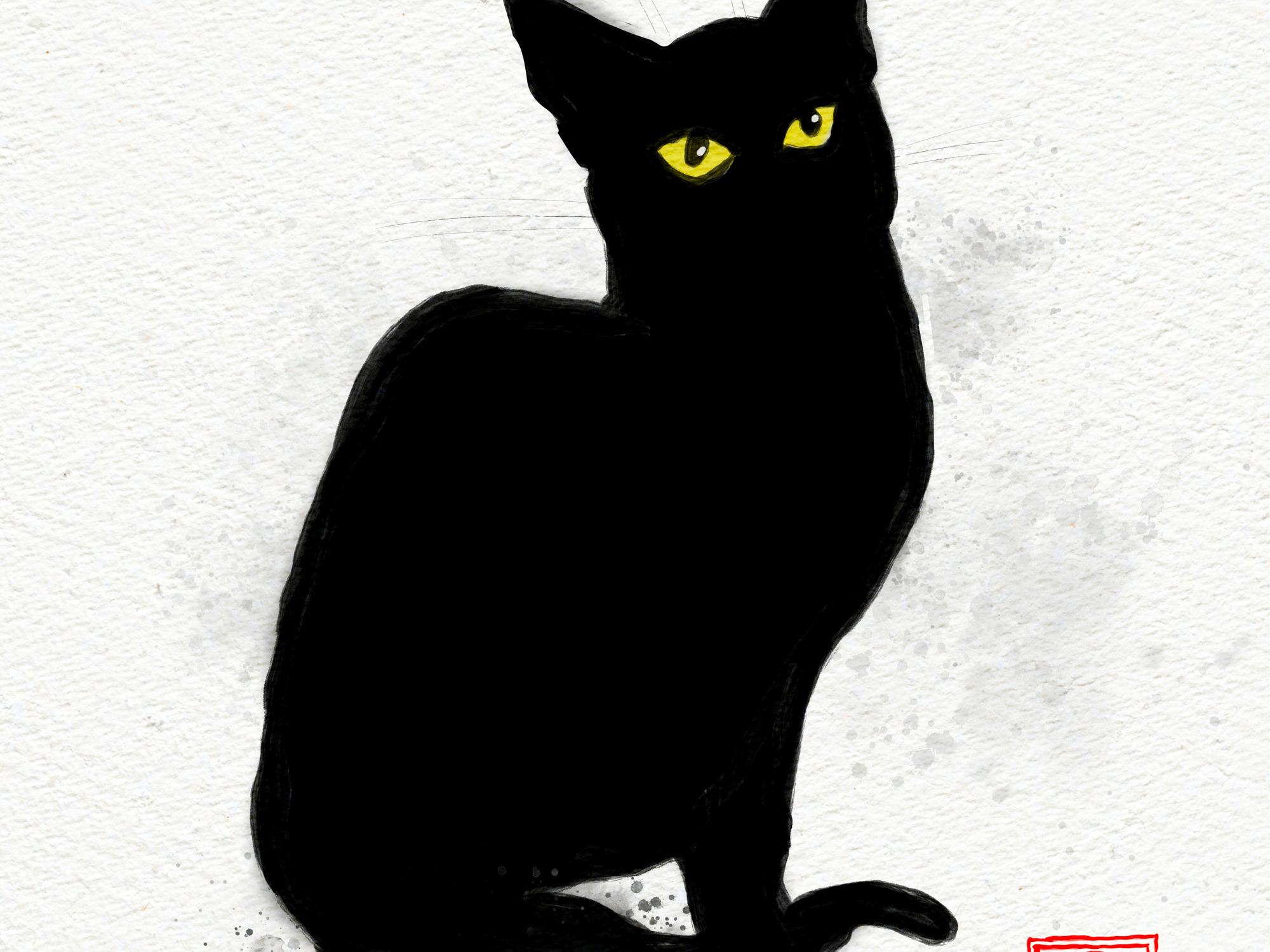 Black Cats Don’t Bring Bad Luck! 🐈‍⬛✨ – Painting Halloween Workshop gallery 2