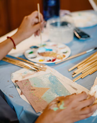 Freestyle Acrylic Painting Workshop gallery 2